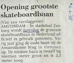 de opening